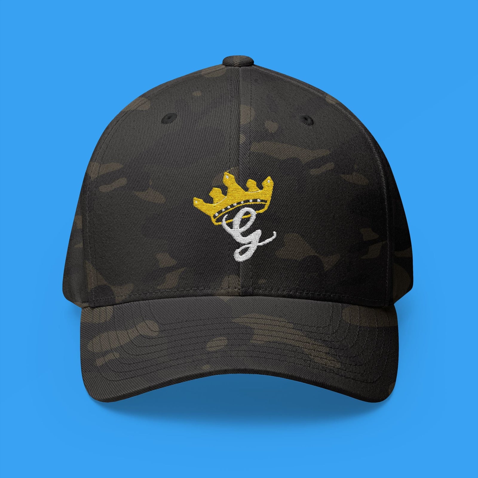 King's Gear Embroidered Crown Script Cap — 314 Original Closed-Back Structured Hat - 314 Originals