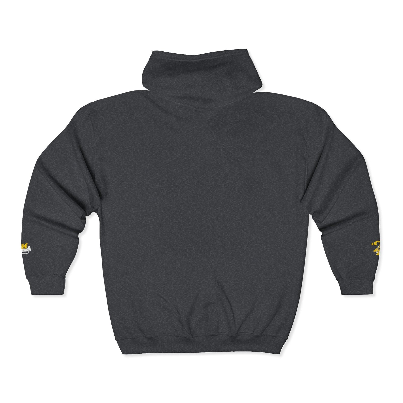 King's Gear Zip Hoodie — Full‑Zip with Gold Crown Emblem - 314 Originals