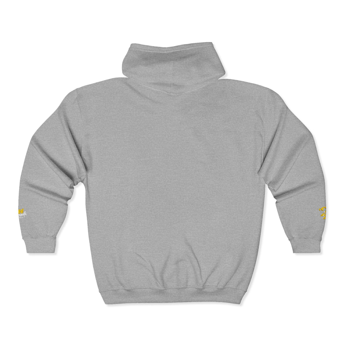 King's Gear Zip Hoodie — Full-Zip with Gold Crown Emblem - 314 Originals