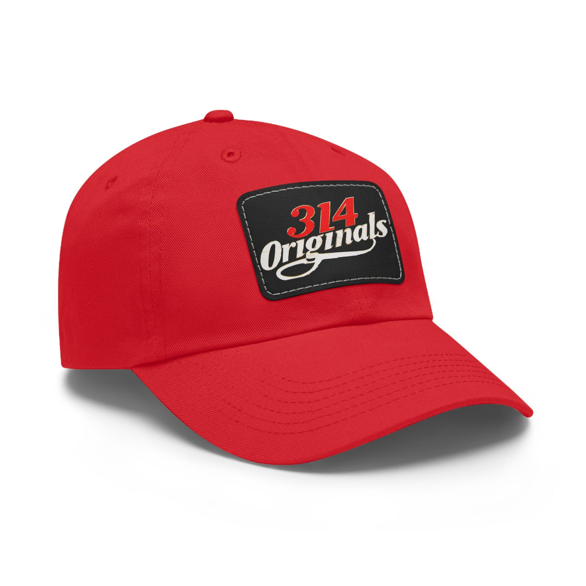Leather Patch Dad Hat — "314 Originals" Retro Baseball Cap - 314 Originals