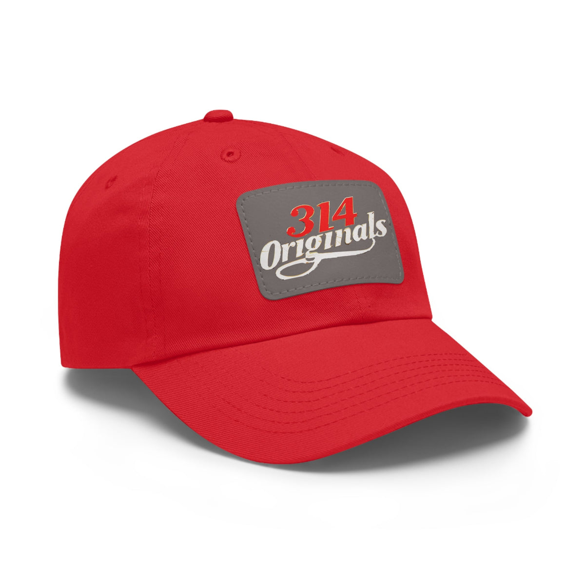 Leather Patch Dad Hat — "314 Originals" Retro Baseball Cap - 314 Originals