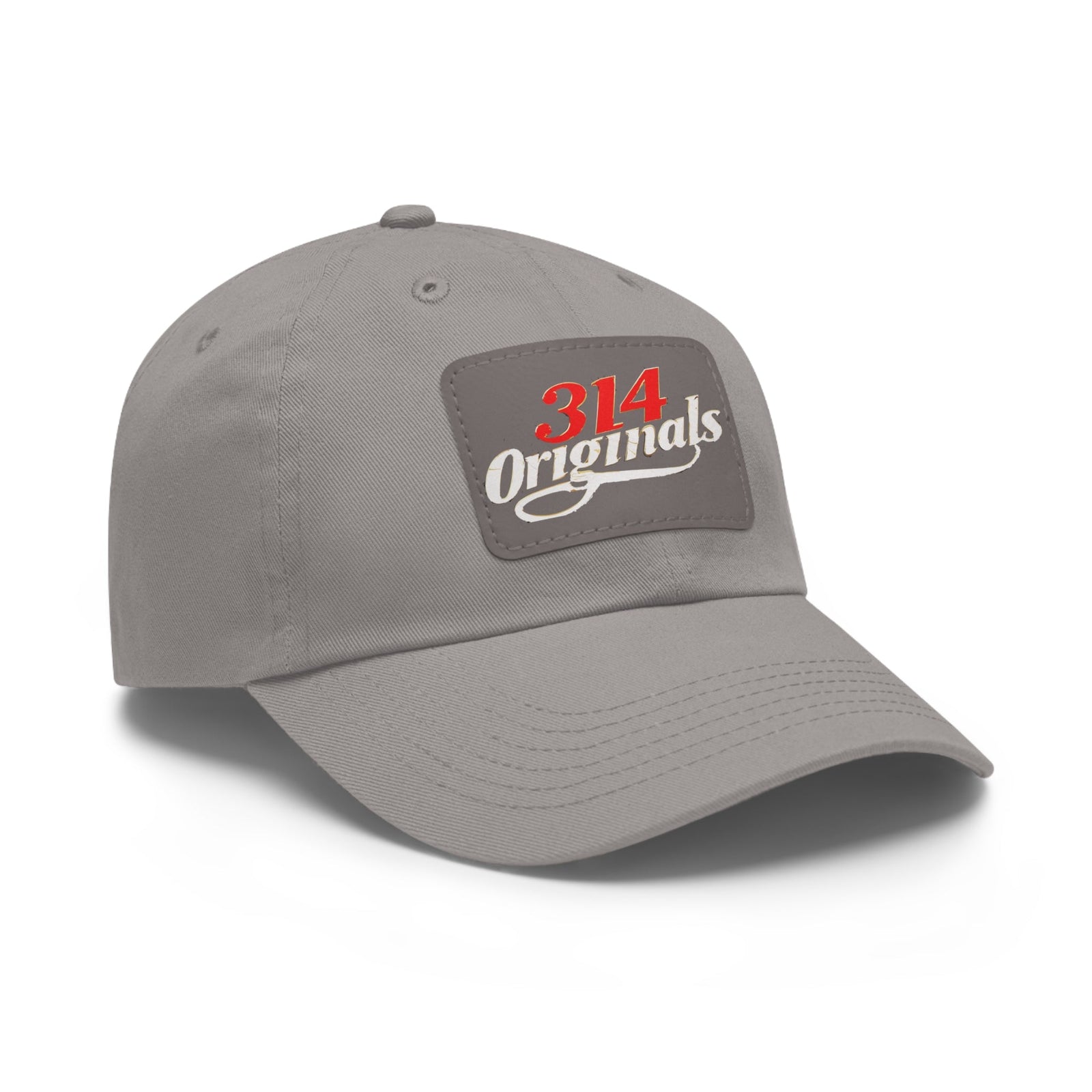 Leather Patch Dad Hat — "314 Originals" Retro Baseball Cap - 314 Originals