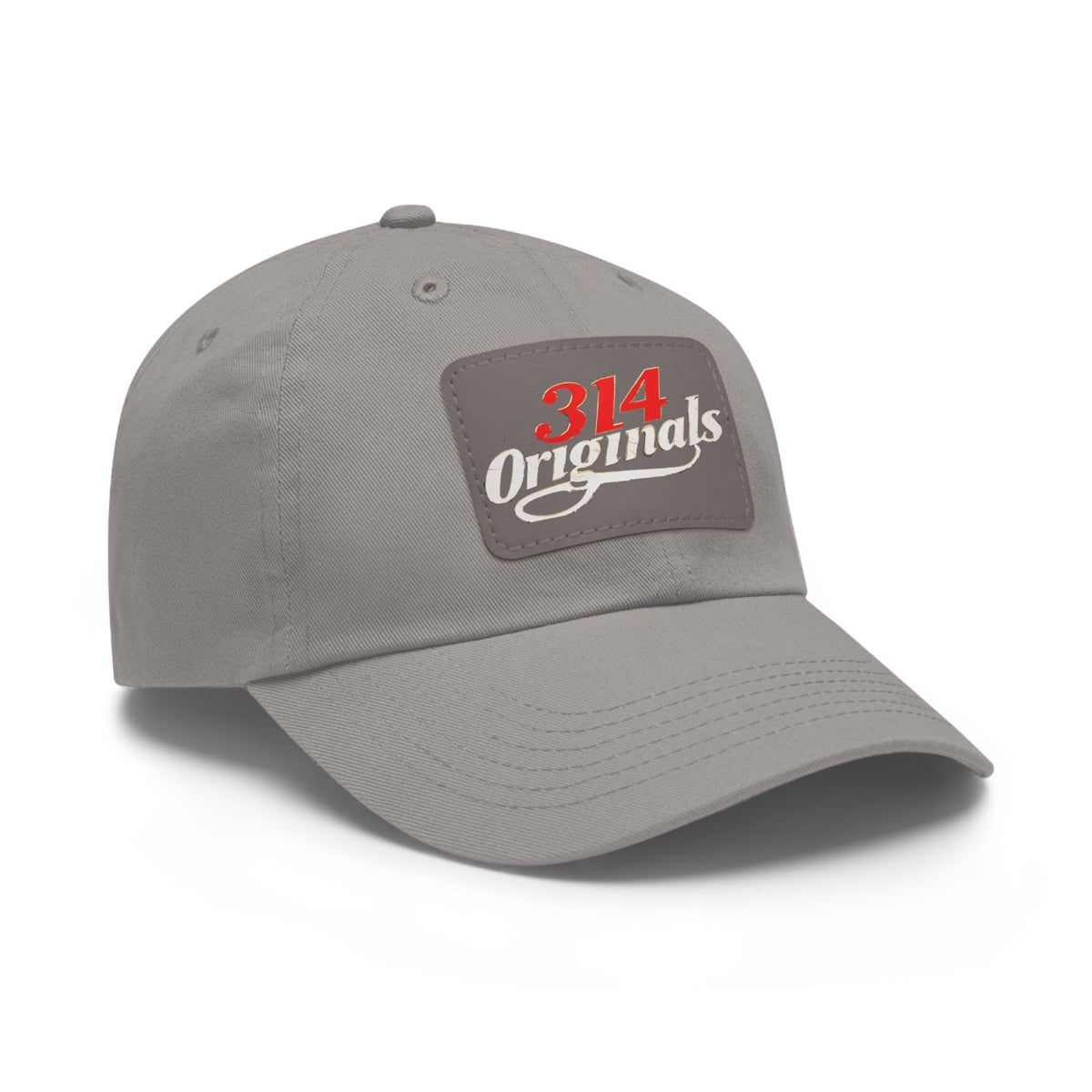Leather Patch Dad Hat — "314 Originals" Retro Baseball Cap - 314 Originals
