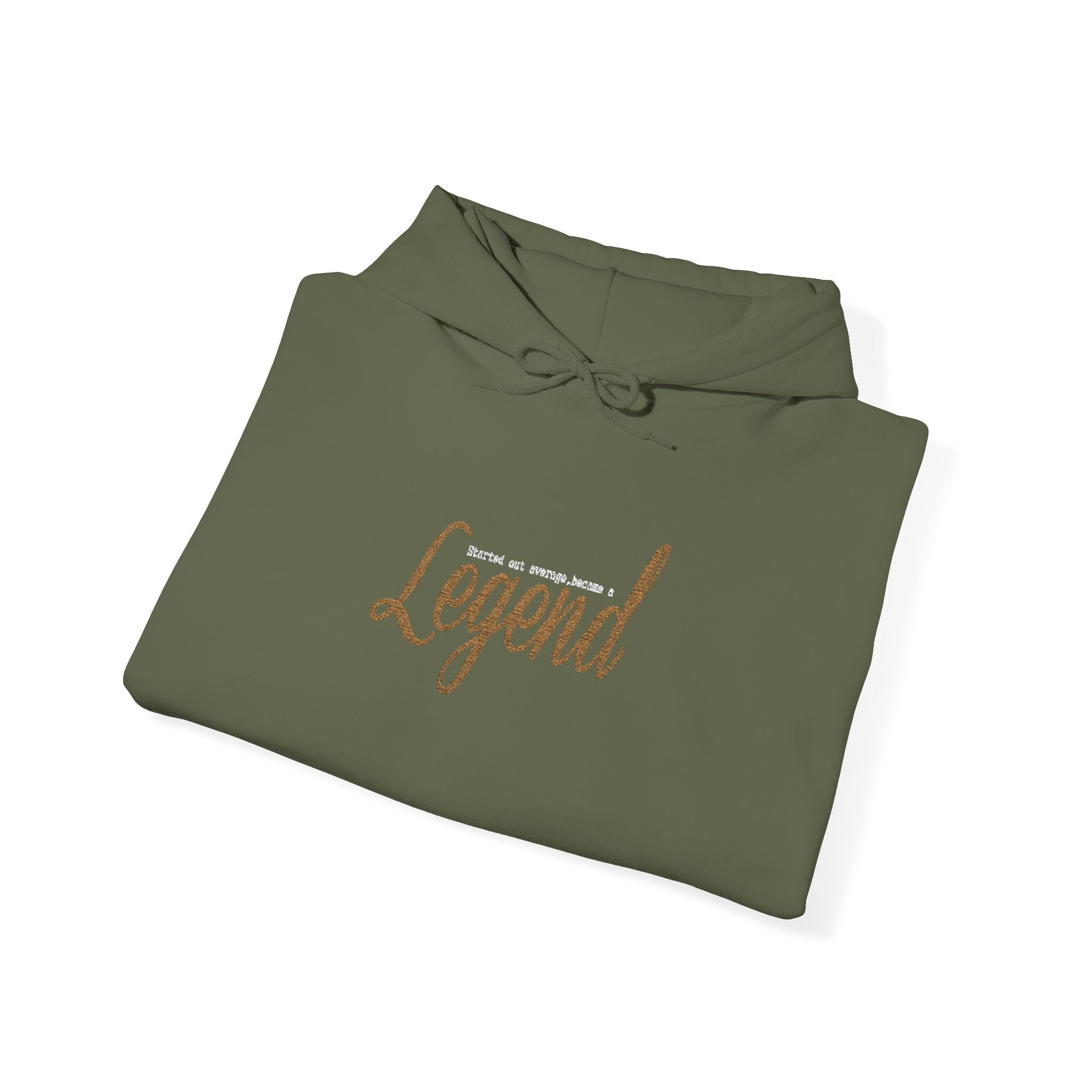 Legend Script Hoodie-Cozy Pullover with Gold Text - 314 Originals