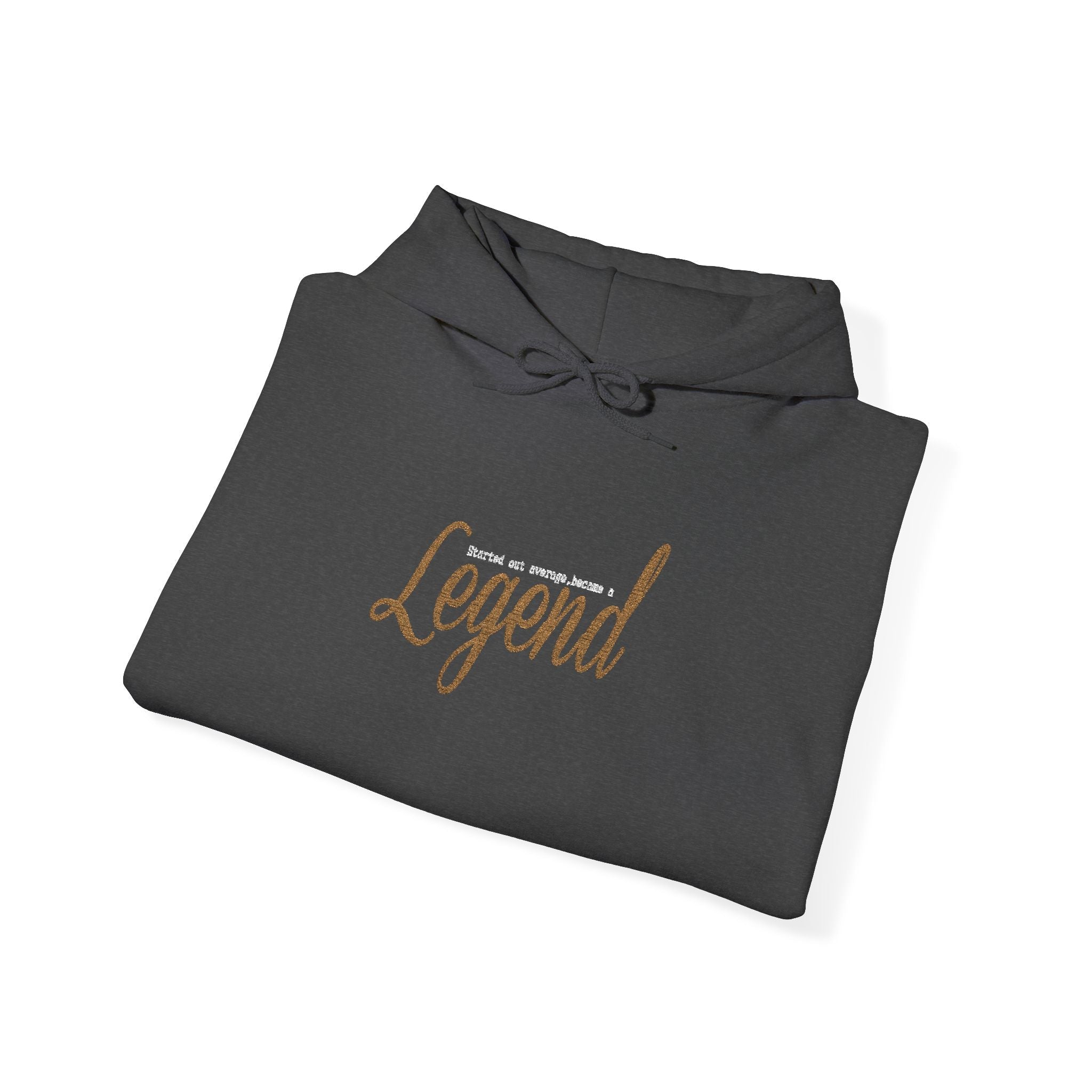 Legend Script Hoodie-Cozy Pullover with Gold Text - 314 Originals