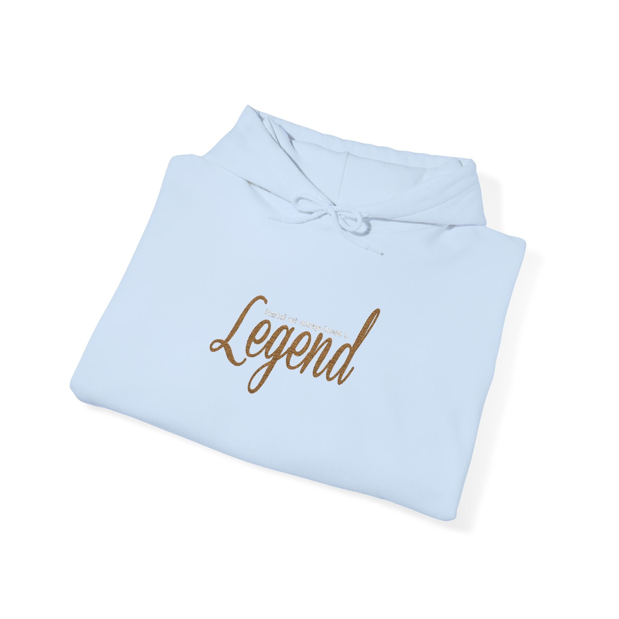 Legend Script Hoodie-Cozy Pullover with Gold Text - 314 Originals