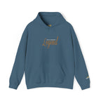 Legend Script Hoodie-Cozy Pullover with Gold Text - 314 Originals