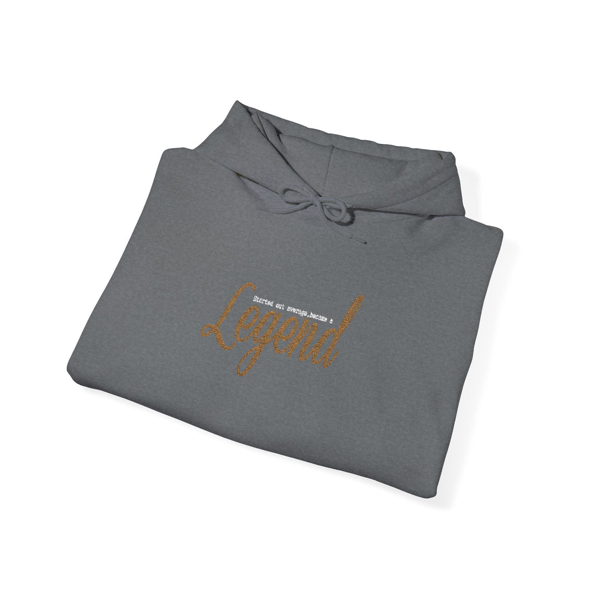 Legend Script Hoodie-Cozy Pullover with Gold Text - 314 Originals