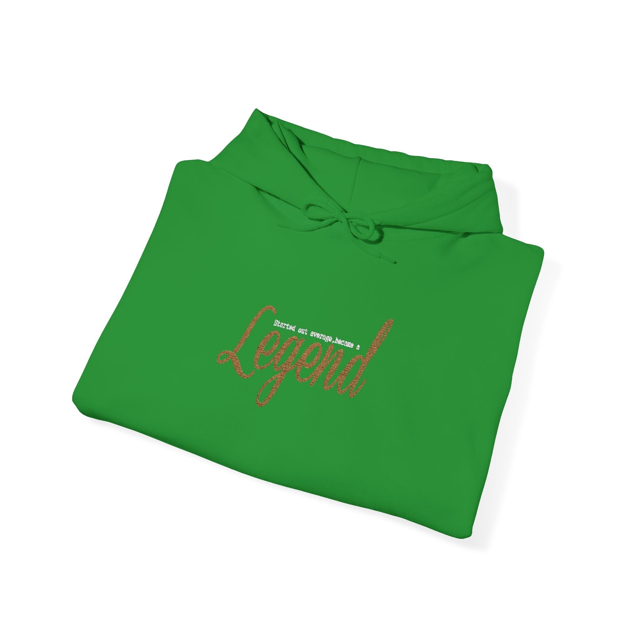 Legend Script Hoodie-Cozy Pullover with Gold Text - 314 Originals
