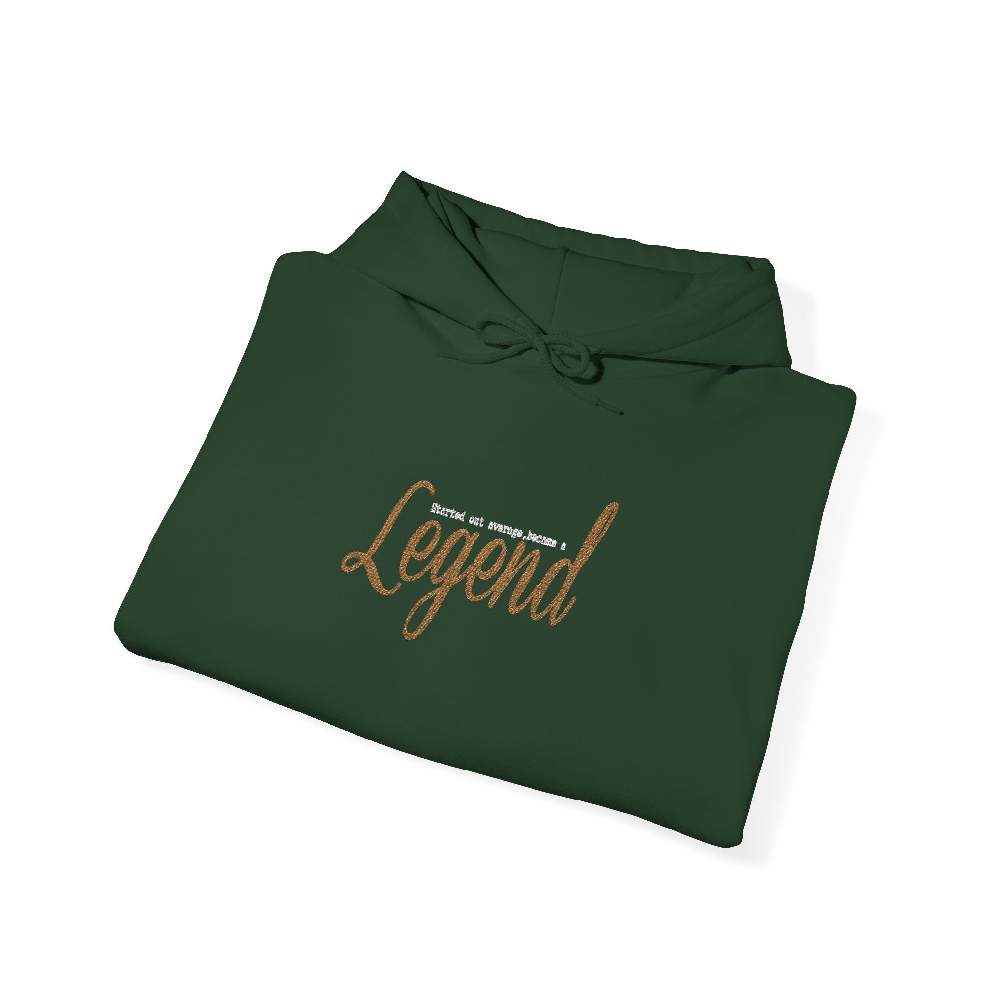 Legend Script Hoodie-Cozy Pullover with Gold Text - 314 Originals
