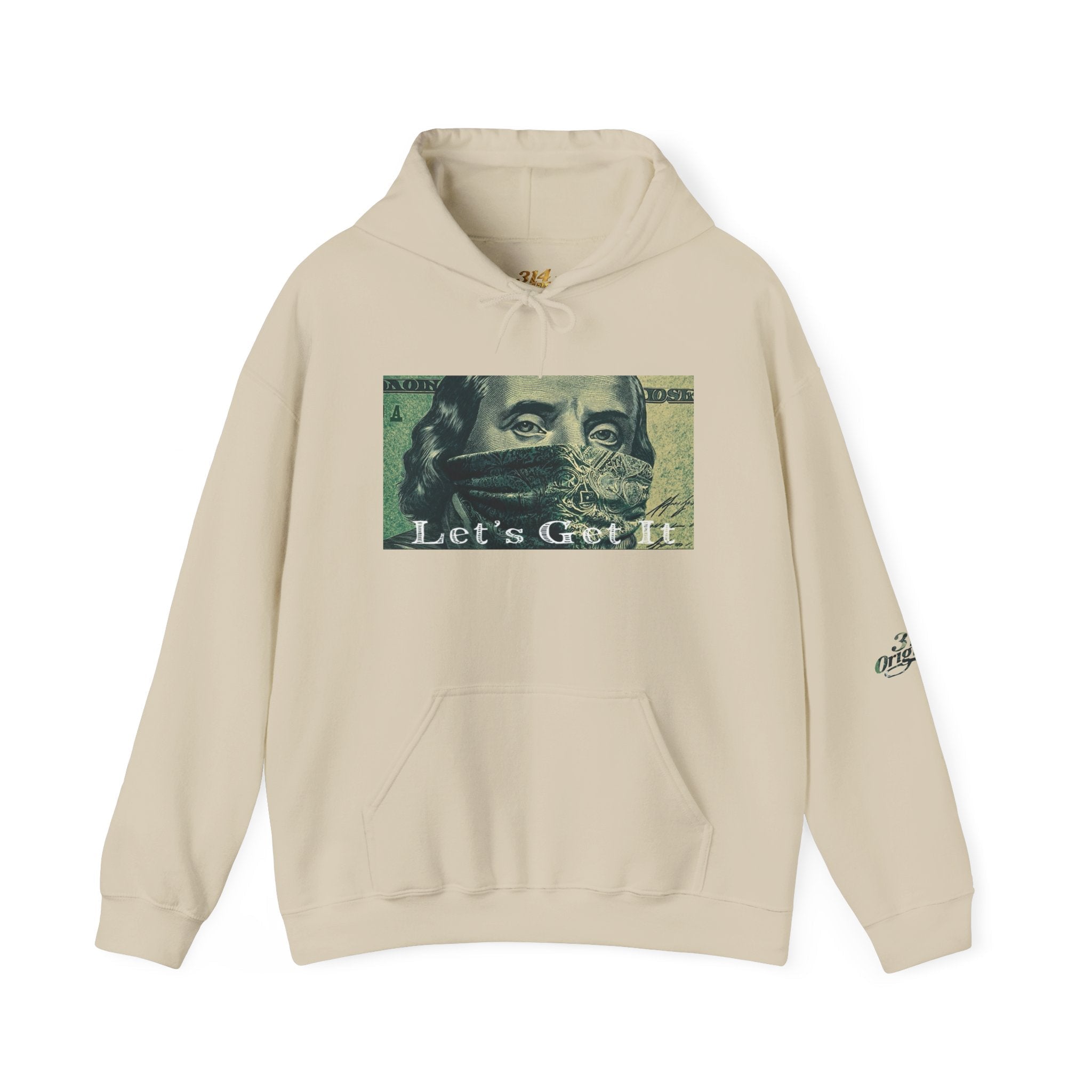 "Let's Get It" Graphic Pullover, "All Day Every Day" Back Print - 314 Originals