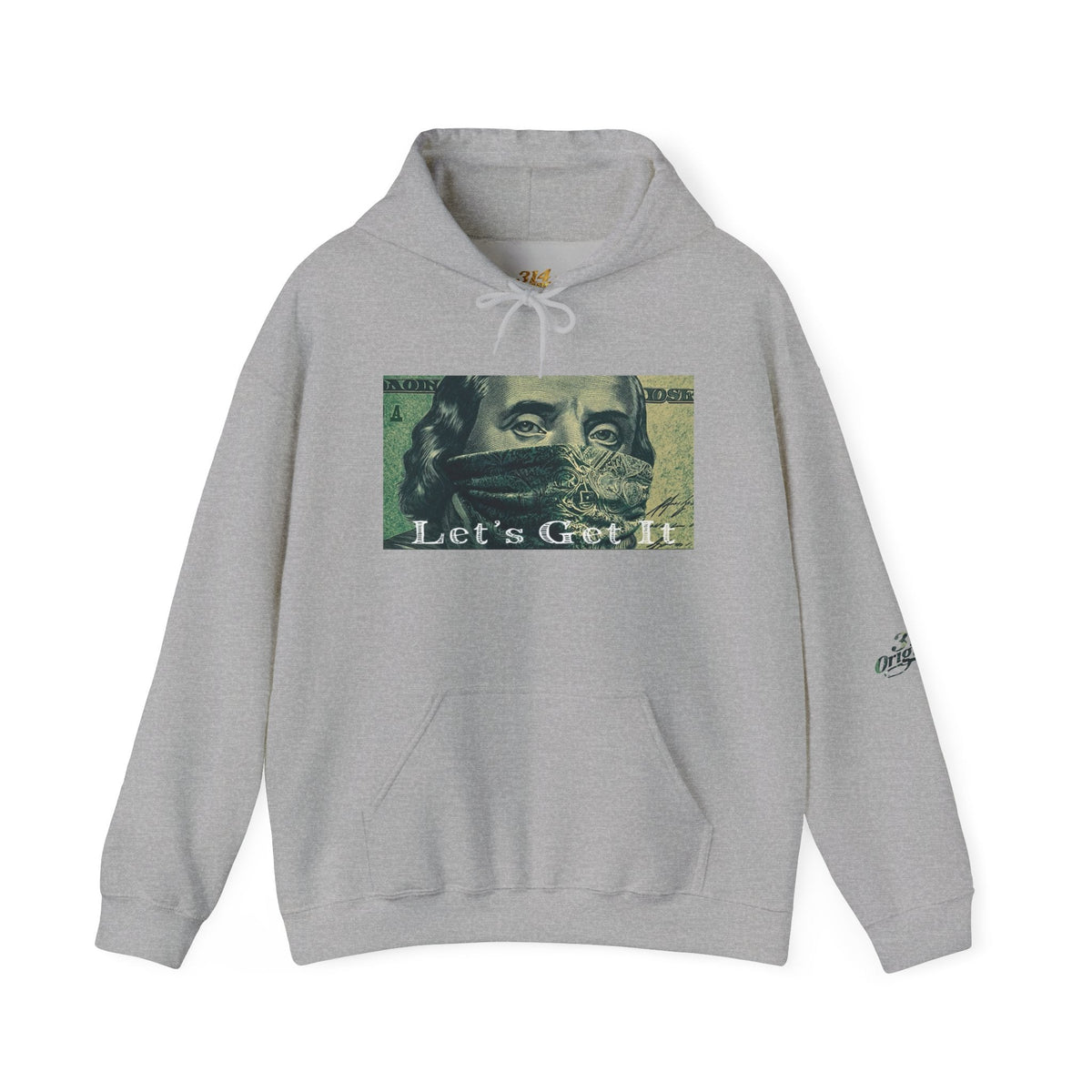 "Let's Get It" Graphic Pullover, "All Day Every Day" Back Print - 314 Originals
