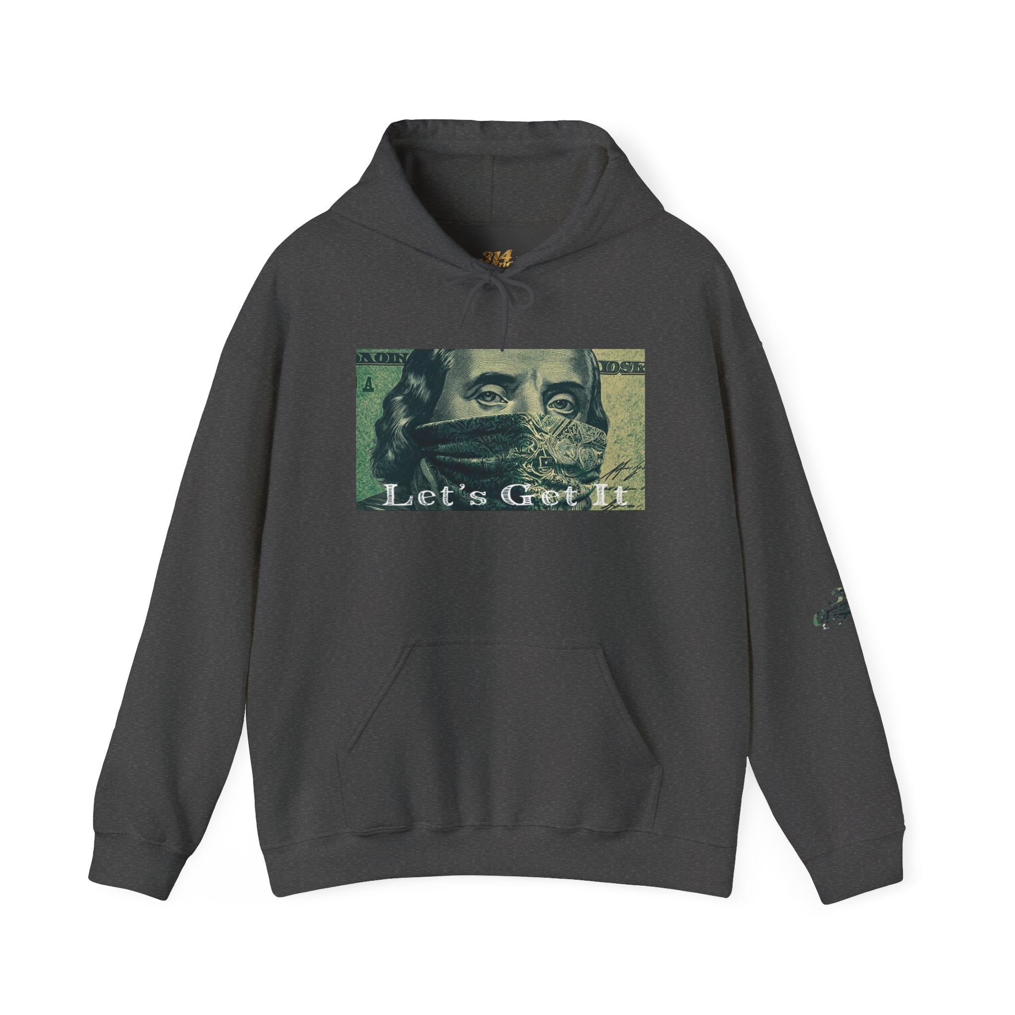 "Let's Get It" Graphic Pullover, "All Day Every Day" Back Print - 314 Originals