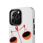 Libra Scales Phone Case — Zodiac Balance Tough Protective Cover - 314 Originals