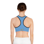 Light Blue Sports Bra — "Originals" Script Athletic Crop Top - 314 Originals