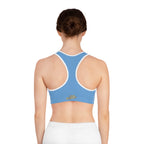 Light Blue Sports Bra — "Originals" Script Athletic Crop Top - 314 Originals