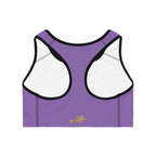 Light Purple Sports Bra — "Originals" Pink Script Athletic Crop Top - 314 Originals