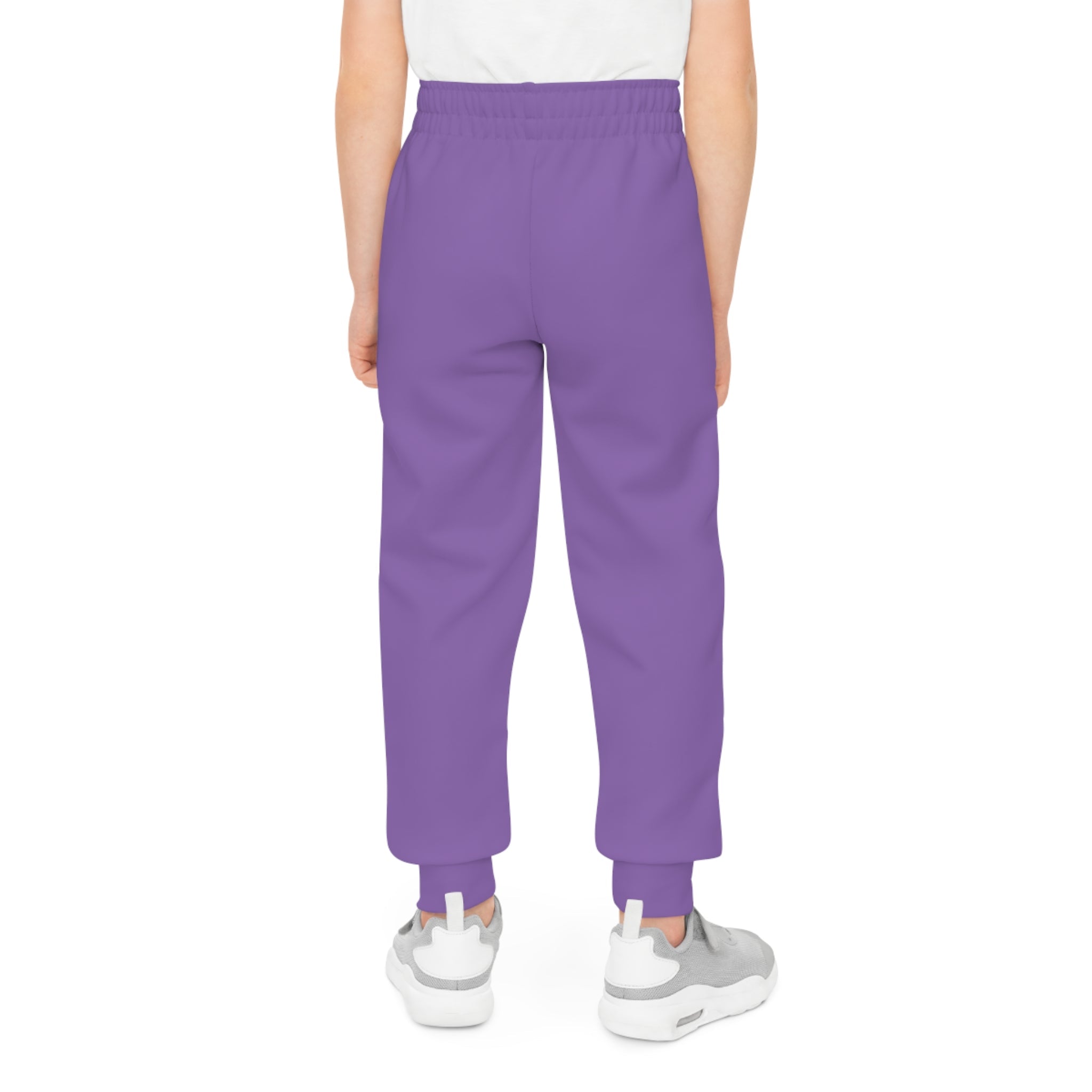 Light Purple Youth Joggers with 314 Originals Side Graphic — Kids Athletic Sweatpants - 314 Originals