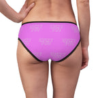 Lucky You Pink Women's Briefs — Cute Lace-Trim Underwear - 314 Originals