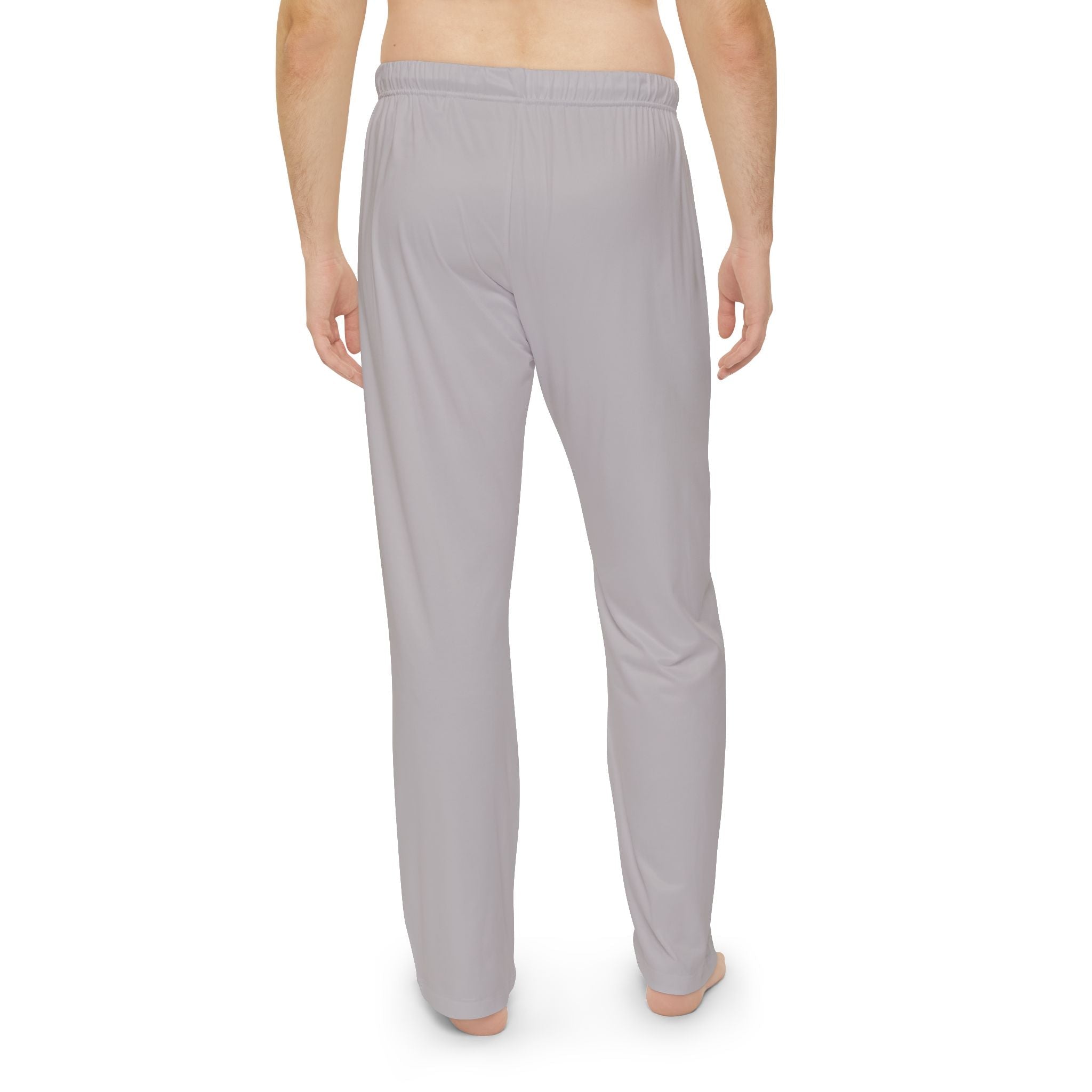 Men's Pajama Pants — Relaxed Gray Lounge Sleepwear with Small Monogram Accent - 314 Originals