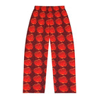 Men's Red Heart Pattern Pajama Pants – Valentine's Lounge Sleepwear - 314 Originals