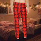 Men's Red Heart Pattern Pajama Pants – Valentine's Lounge Sleepwear - 314 Originals