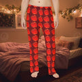 Men's Red Heart Pattern Pajama Pants – Valentine's Lounge Sleepwear - 314 Originals