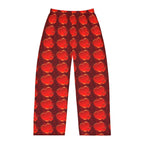 Men's Red Heart Pattern Pajama Pants – Valentine's Lounge Sleepwear - 314 Originals