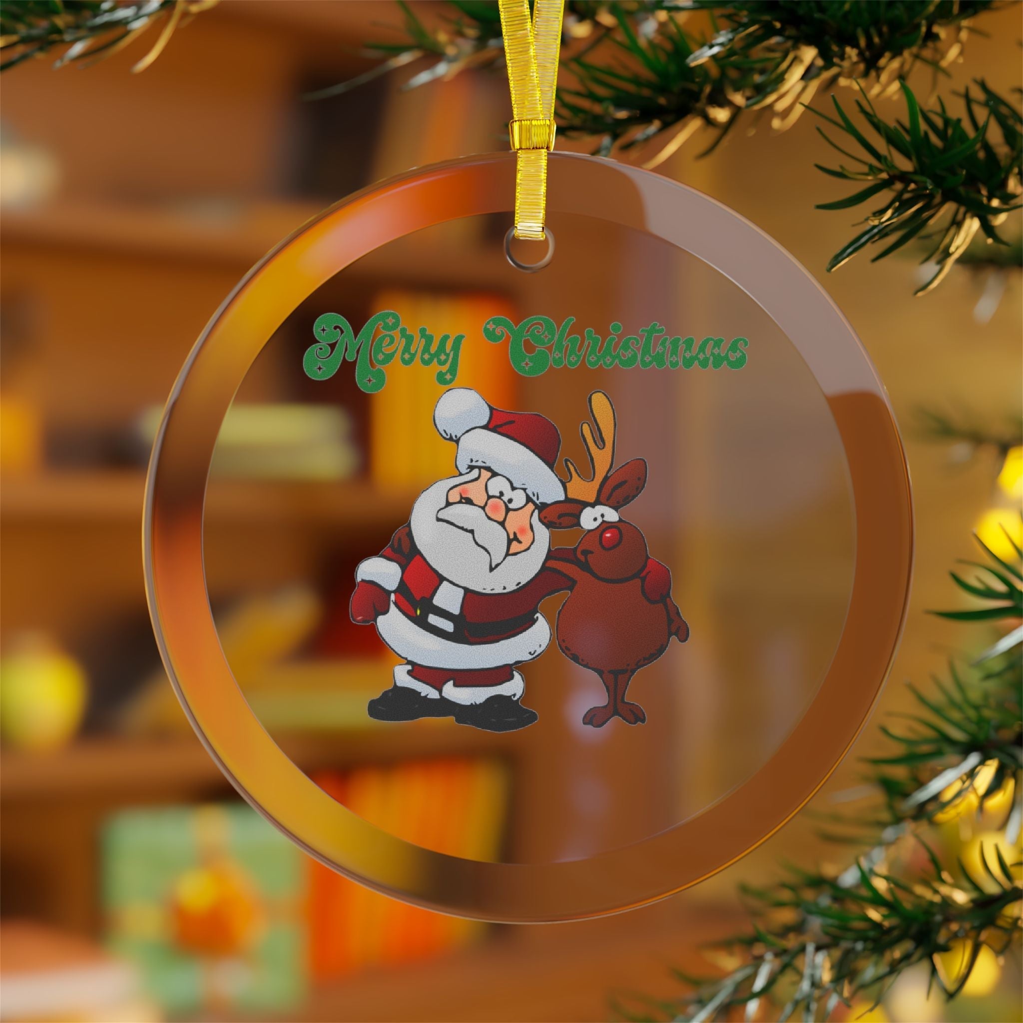 'Merry Christmas' Glass Ornaments - 314 Originals