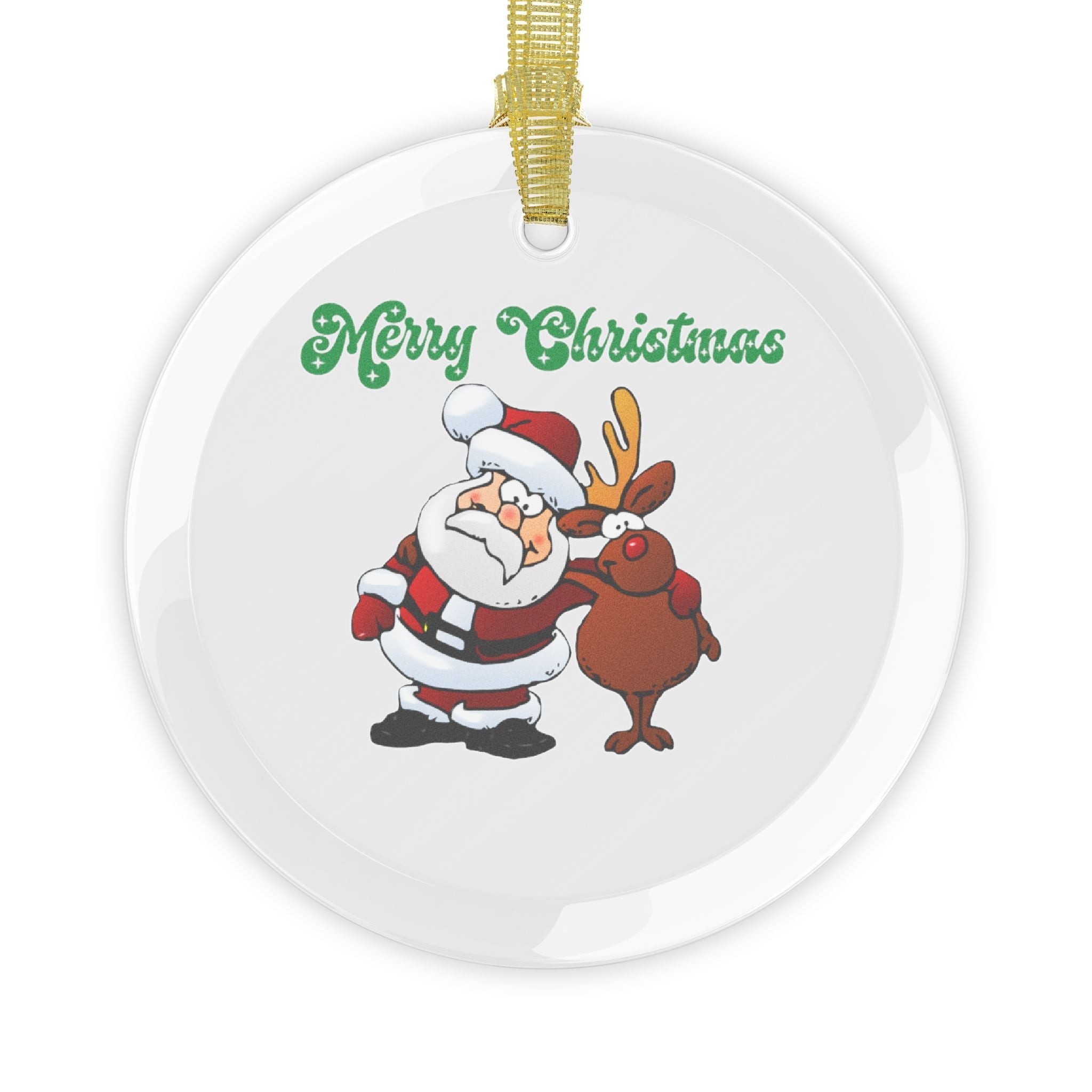 'Merry Christmas' Glass Ornaments - 314 Originals