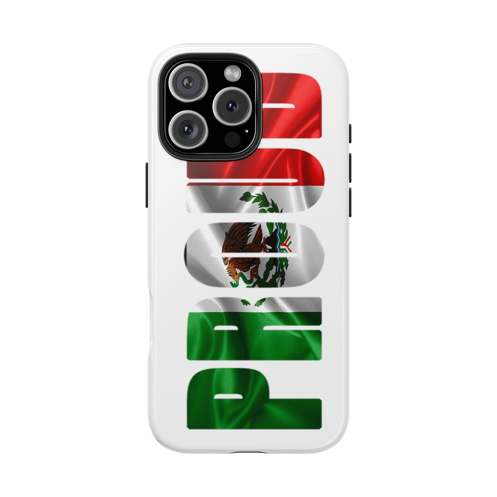 Mexico Pride Tough Phone Case — Mexican Flag Vertical 'PRIDE' Design - 314 Originals