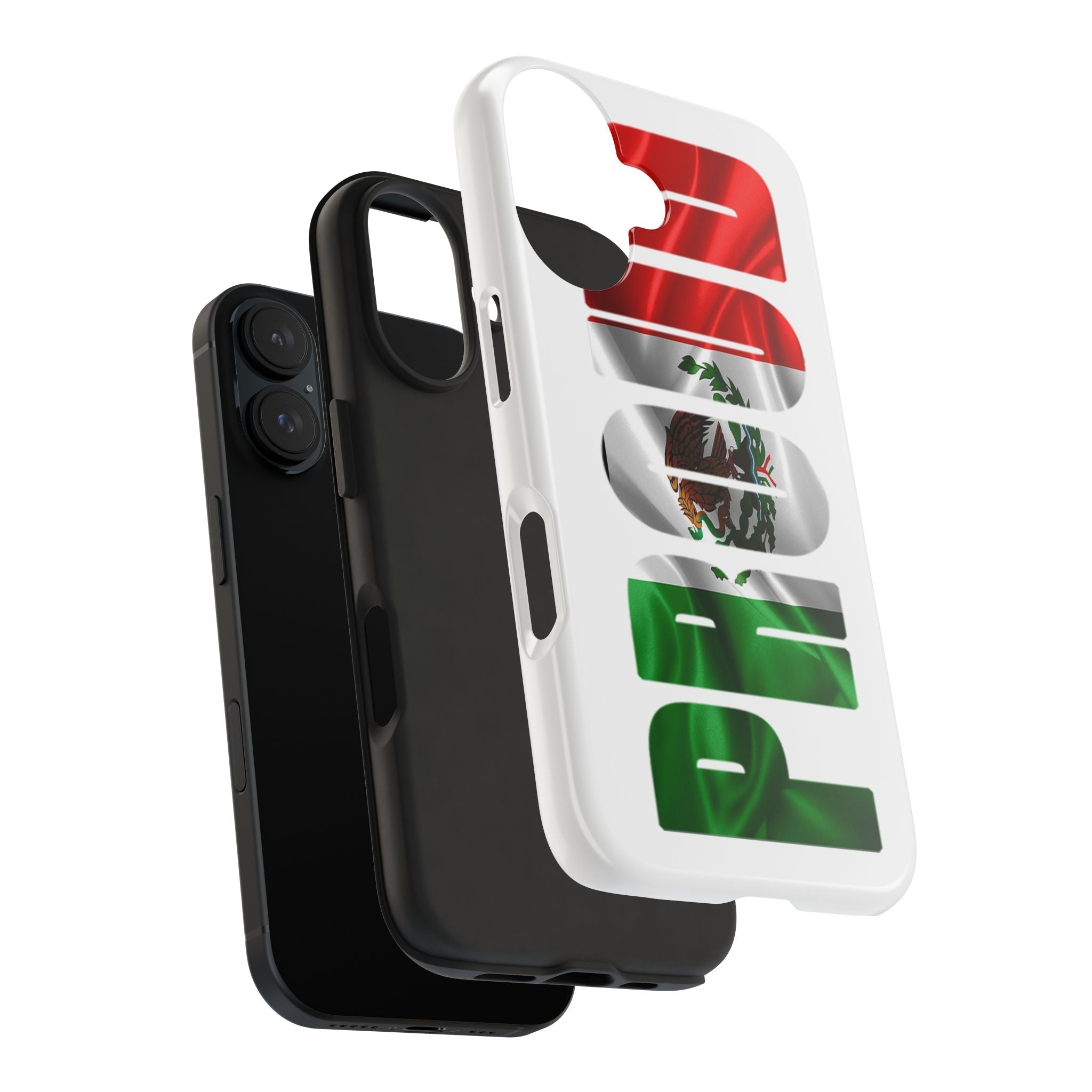 Mexico Pride Tough Phone Case — Mexican Flag Vertical 'PRIDE' Design - 314 Originals