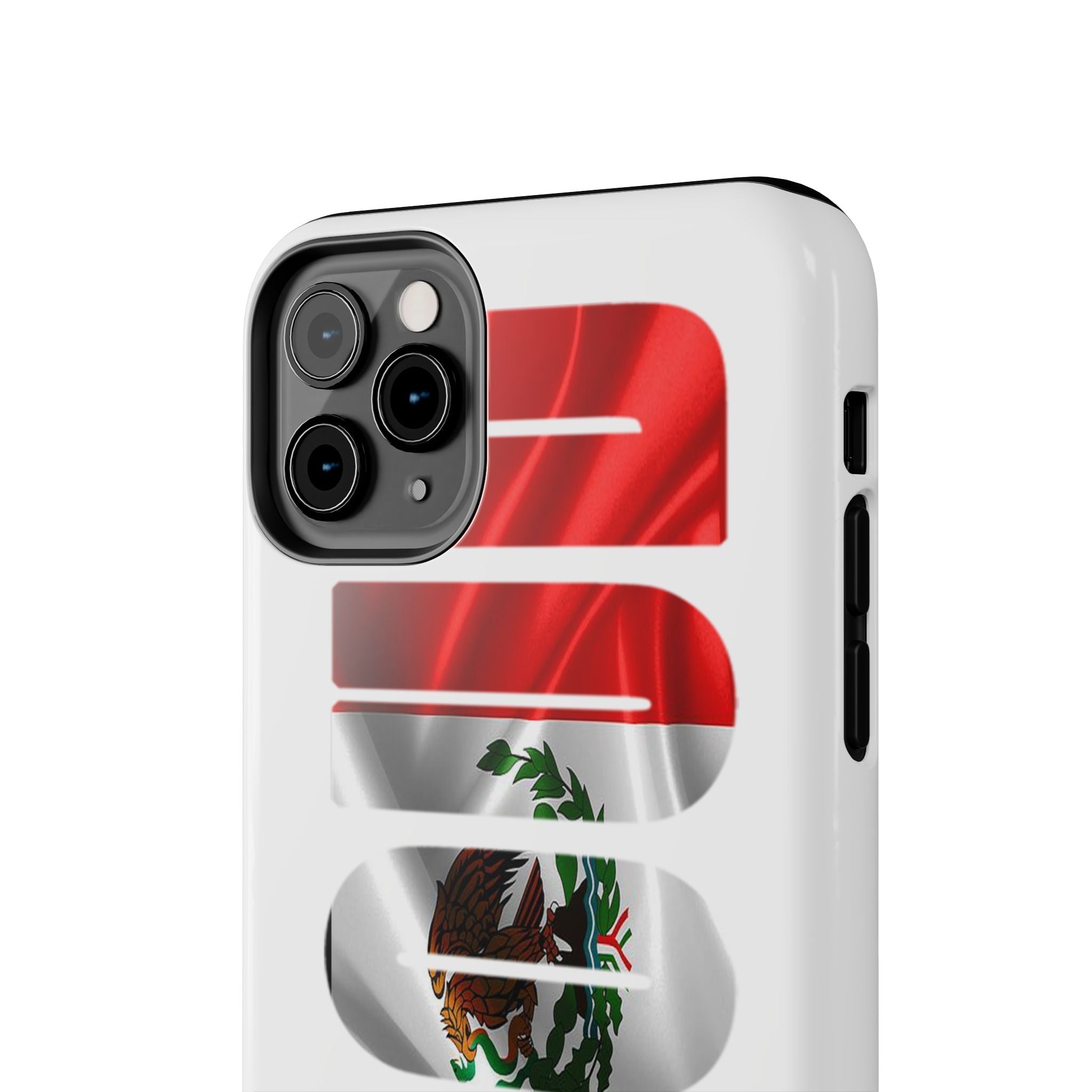 Mexico Pride Tough Phone Case — Mexican Flag Vertical 'PRIDE' Design - 314 Originals