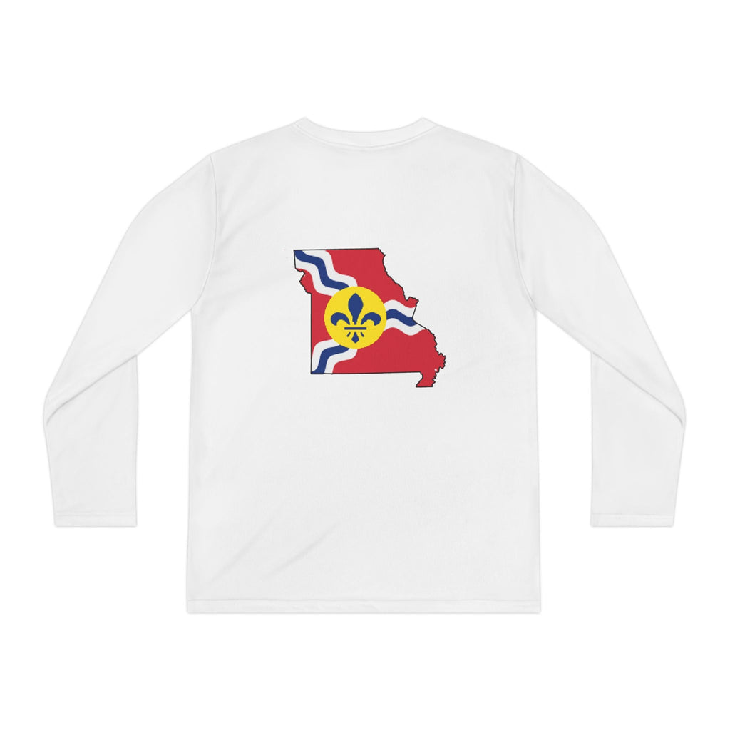 Missouri State Flag Youth Long Sleeve Tee - 314 Originals