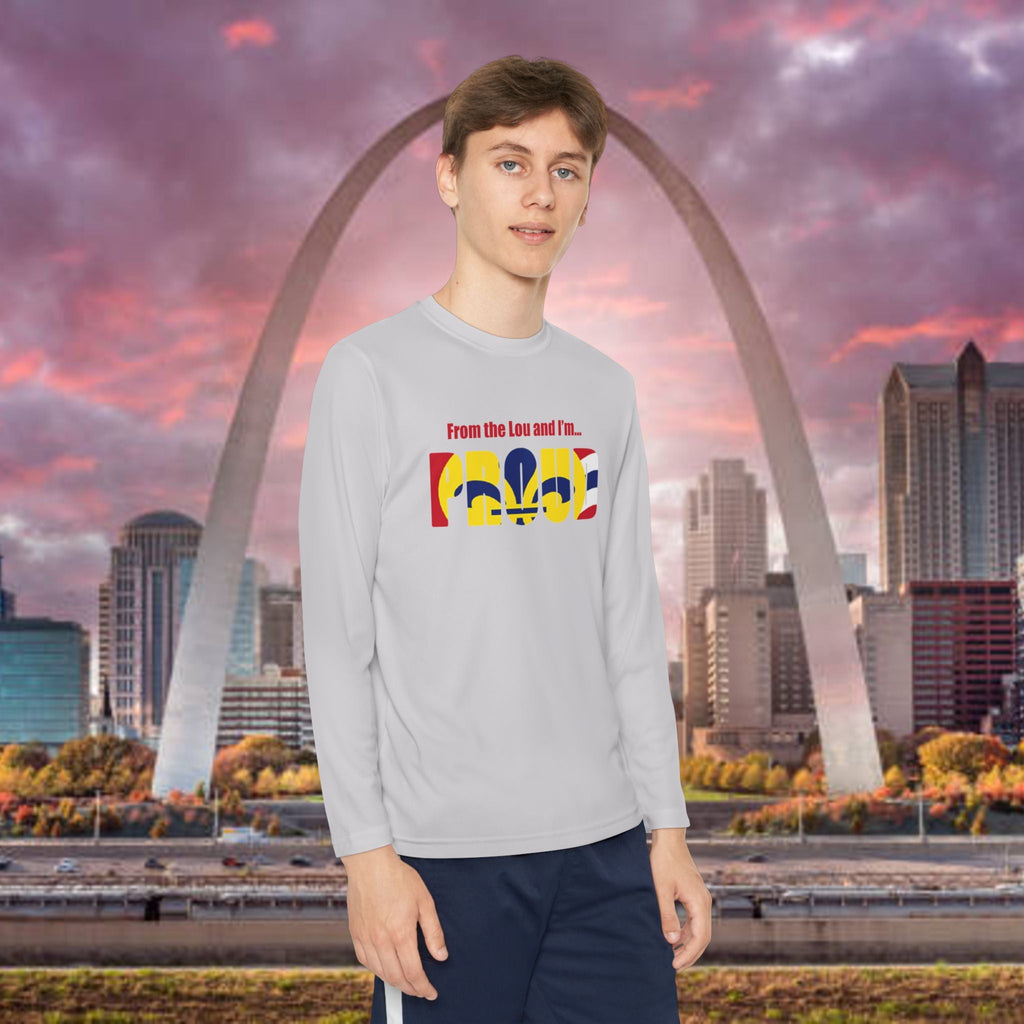 Missouri State Flag Youth Long Sleeve Tee - 314 Originals