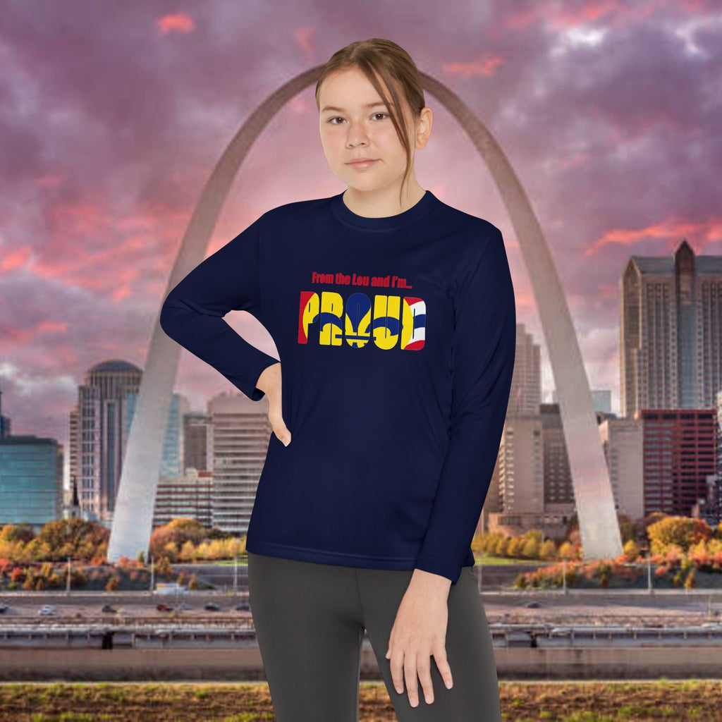 Missouri State Flag Youth Long Sleeve Tee - 314 Originals