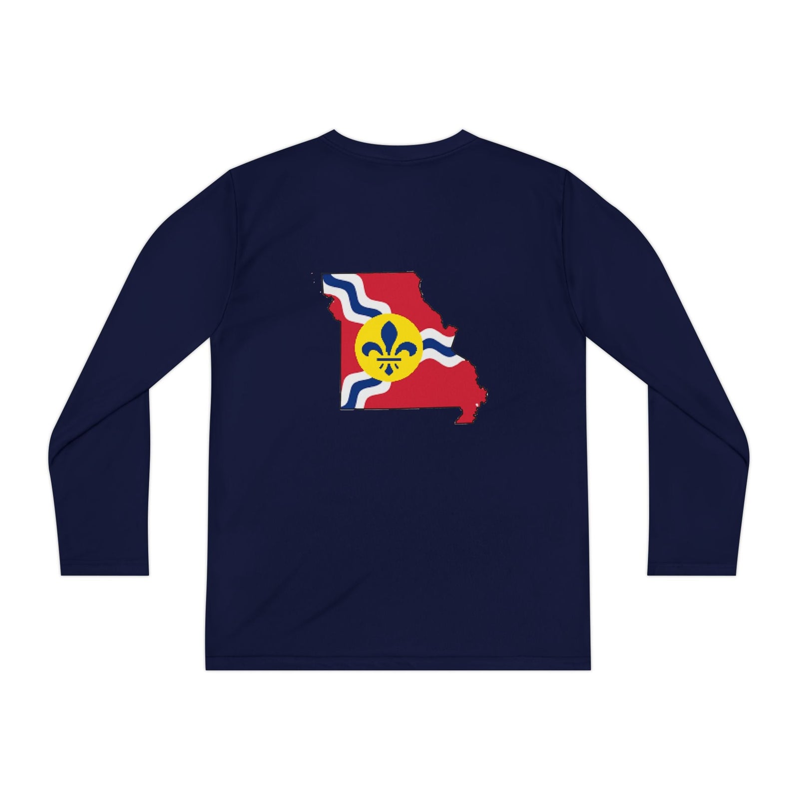 Missouri State Flag Youth Long Sleeve Tee - 314 Originals