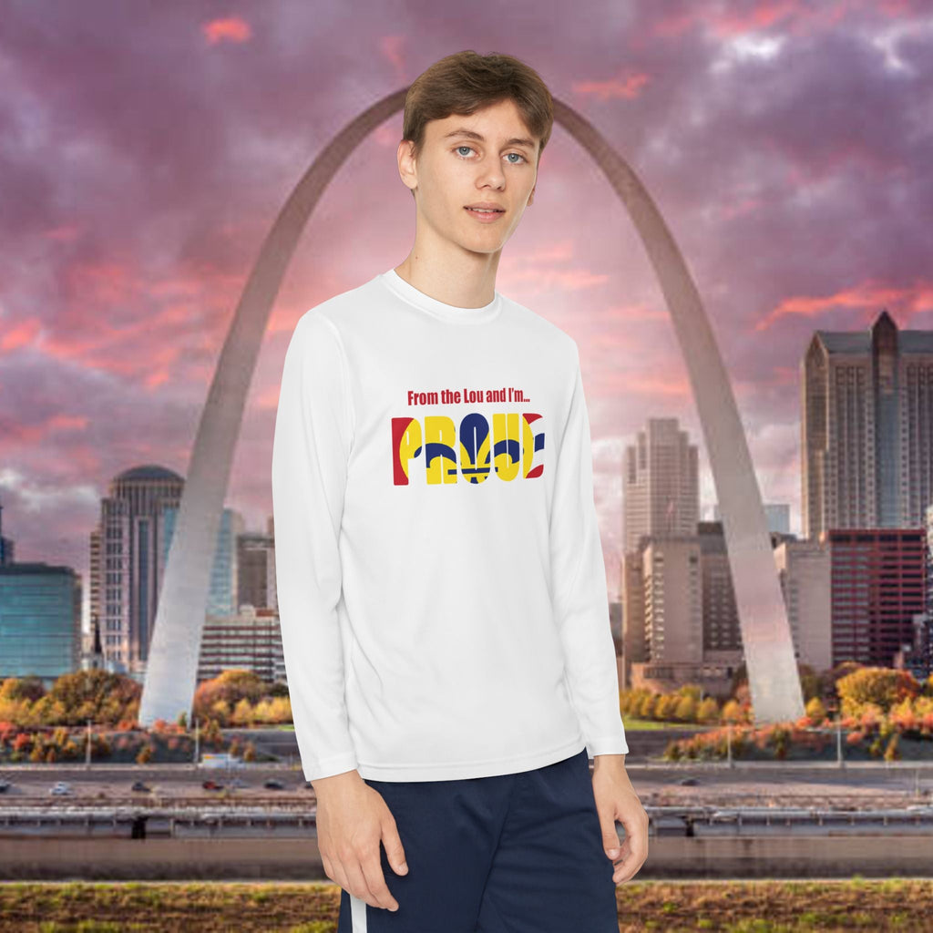 Missouri State Flag Youth Long Sleeve Tee - 314 Originals