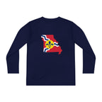 Missouri State Flag Youth Long Sleeve Tee - 314 Originals