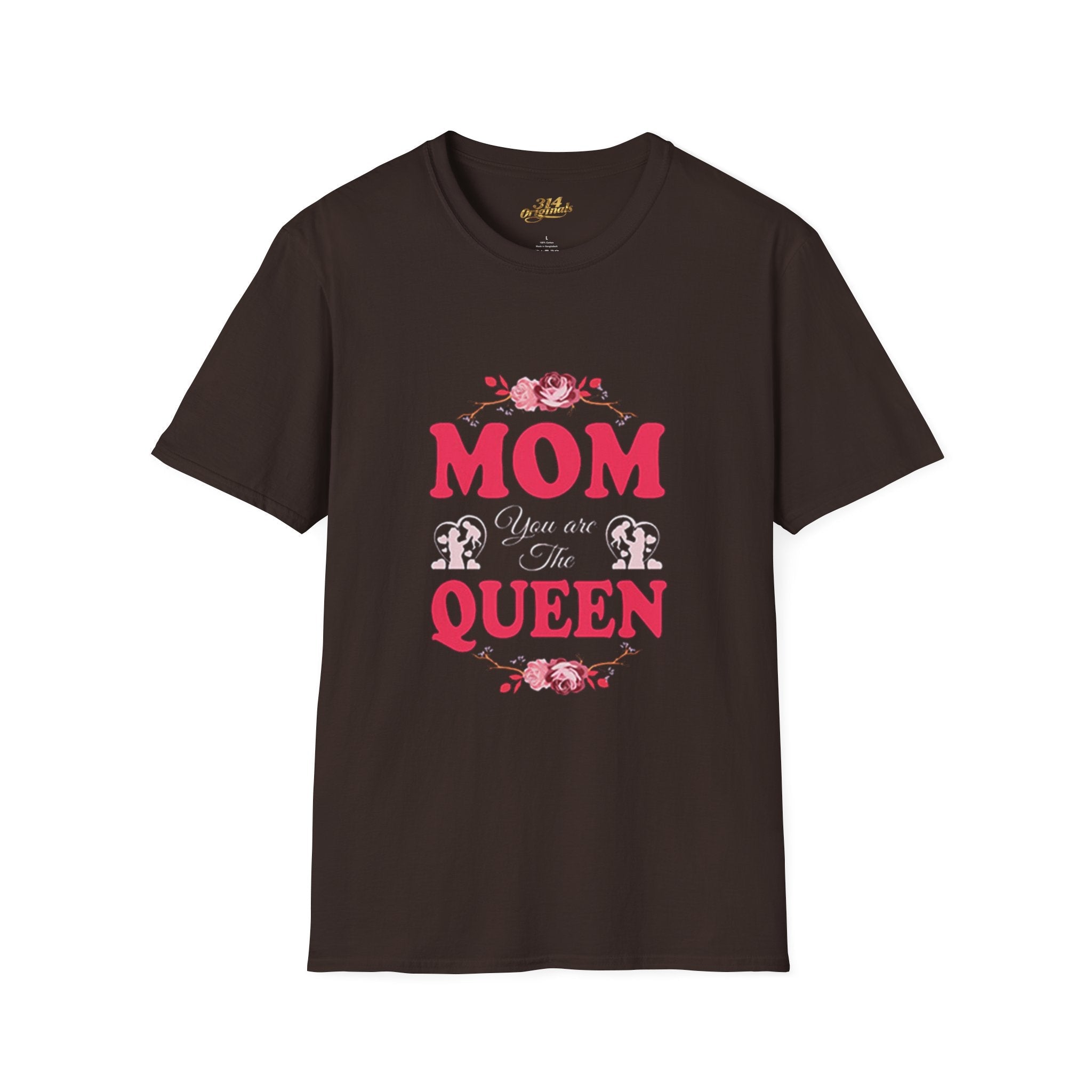 Mom You Are The Queen T‑Shirt — Floral Mother's Day Gift - 314 Originals
