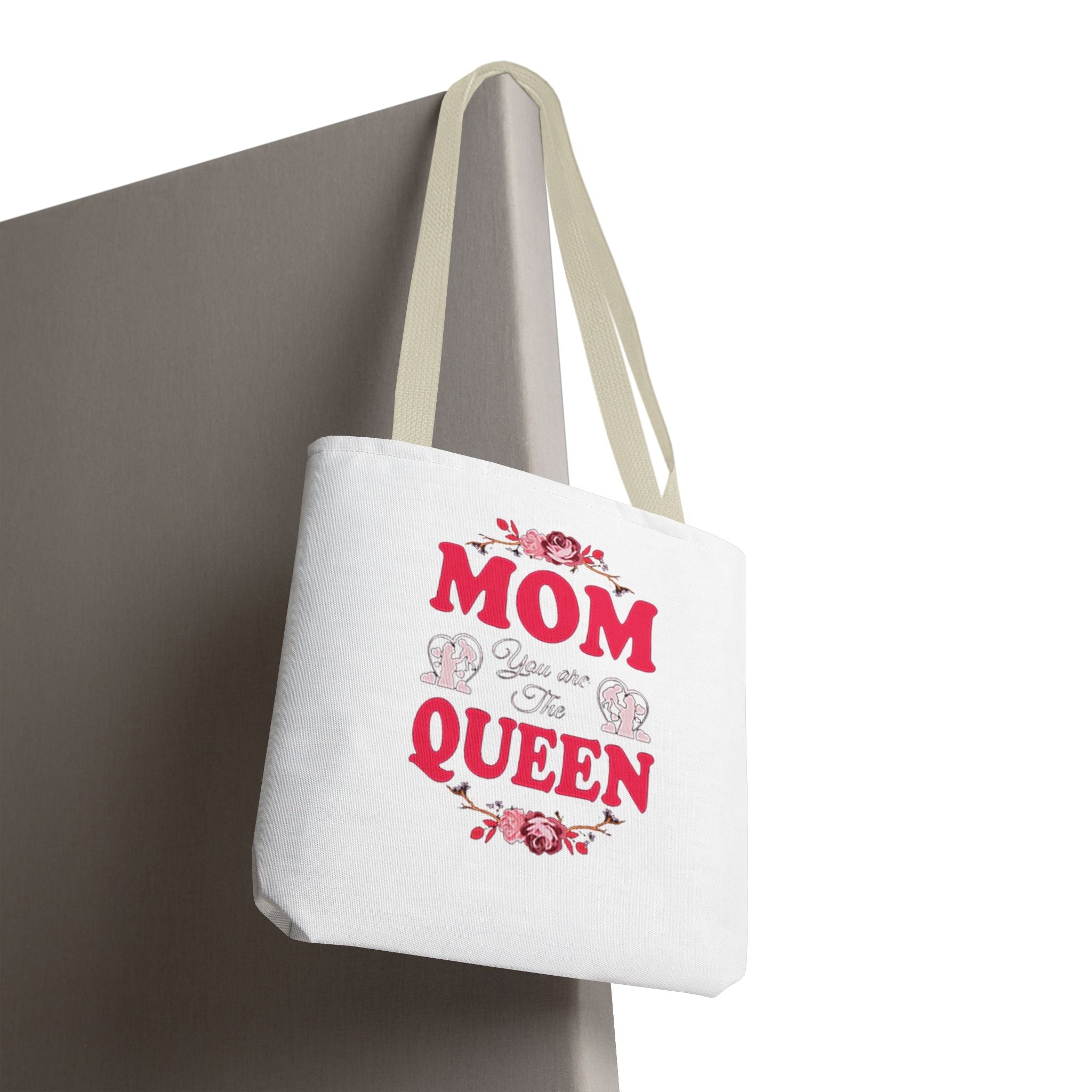 "Mom You're the Queen" Floral Mother's Day Tote Bag - 314 Originals
