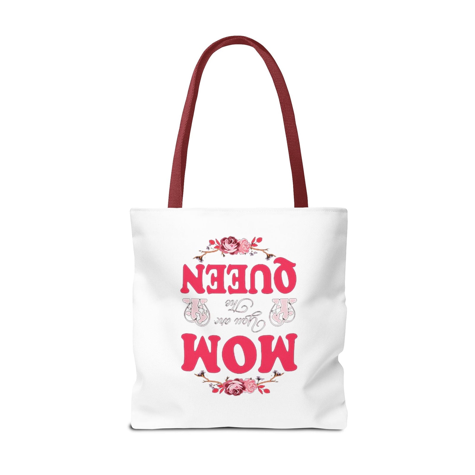 "Mom You're the Queen" Floral Mother's Day Tote Bag - 314 Originals