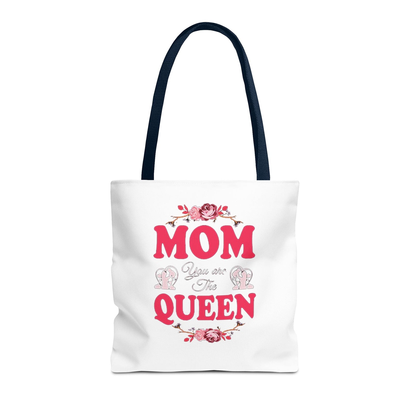 "Mom You're the Queen" Floral Mother's Day Tote Bag - 314 Originals