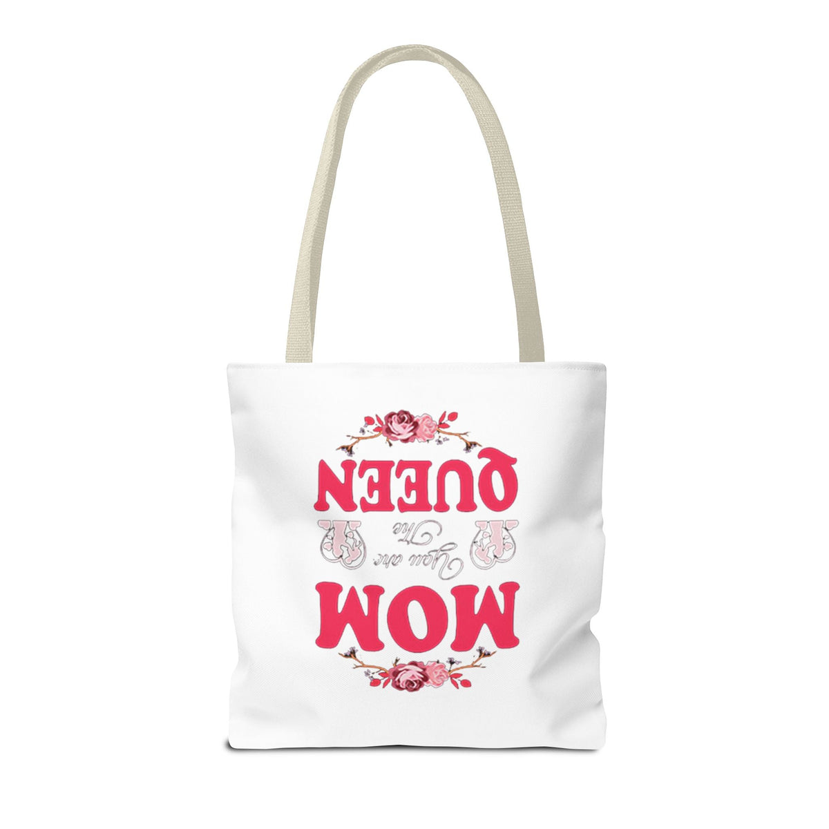 "Mom You're the Queen" Floral Mother's Day Tote Bag - 314 Originals