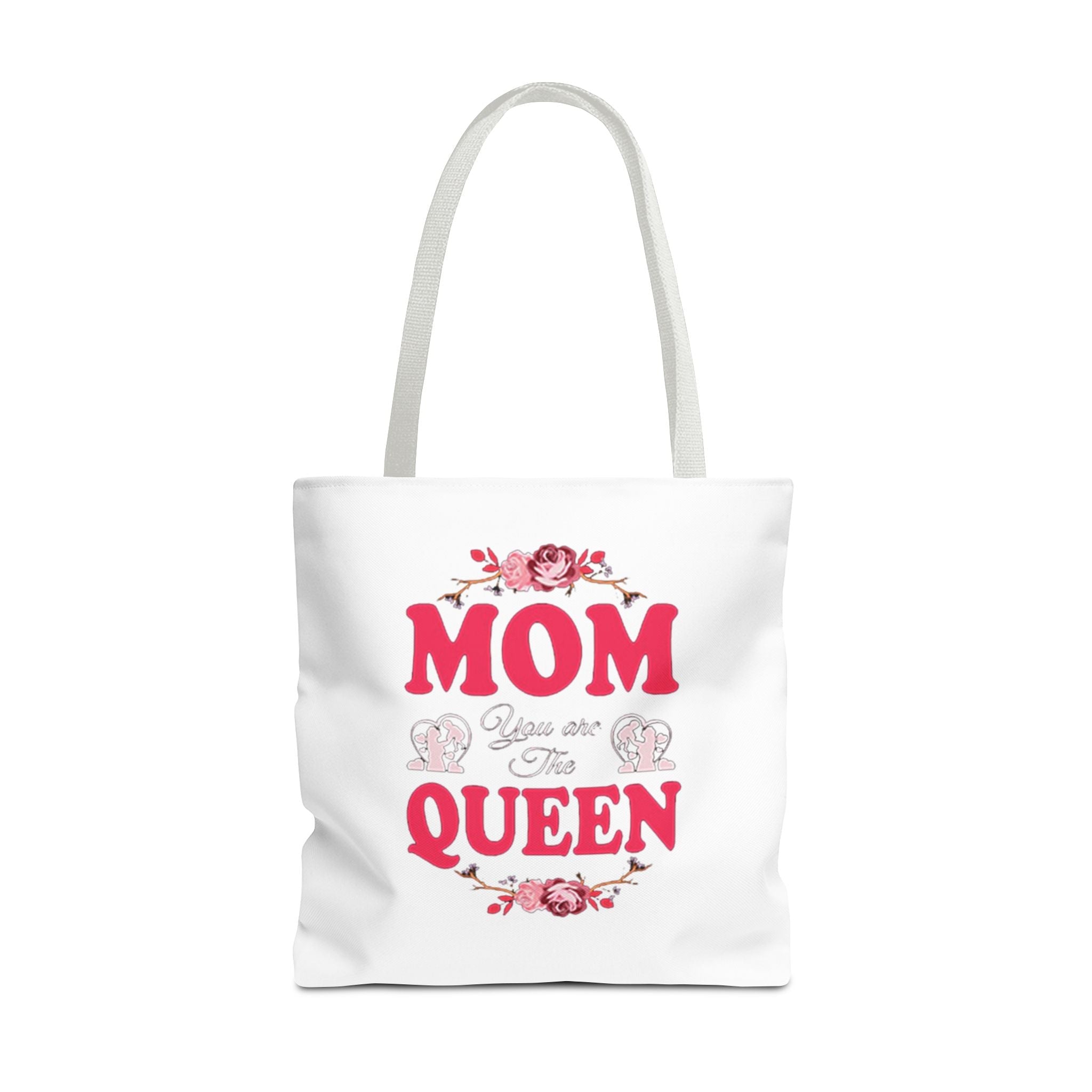 "Mom You're the Queen" Floral Mother's Day Tote Bag - 314 Originals