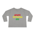 “Mom’s Favorite Kid” Toddler Long Sleeve Tee — Colorful Rasta Kids Shirt - 314 Originals