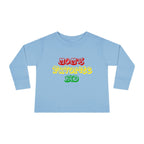 “Mom’s Favorite Kid” Toddler Long Sleeve Tee — Colorful Rasta Kids Shirt - 314 Originals