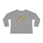 “Mom’s Favorite Kid” Toddler Long Sleeve Tee — Colorful Rasta Kids Shirt - 314 Originals