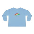“Mom’s Favorite Kid” Toddler Long Sleeve Tee — Colorful Rasta Kids Shirt - 314 Originals