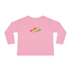 “Mom’s Favorite Kid” Toddler Long Sleeve Tee — Colorful Rasta Kids Shirt - 314 Originals